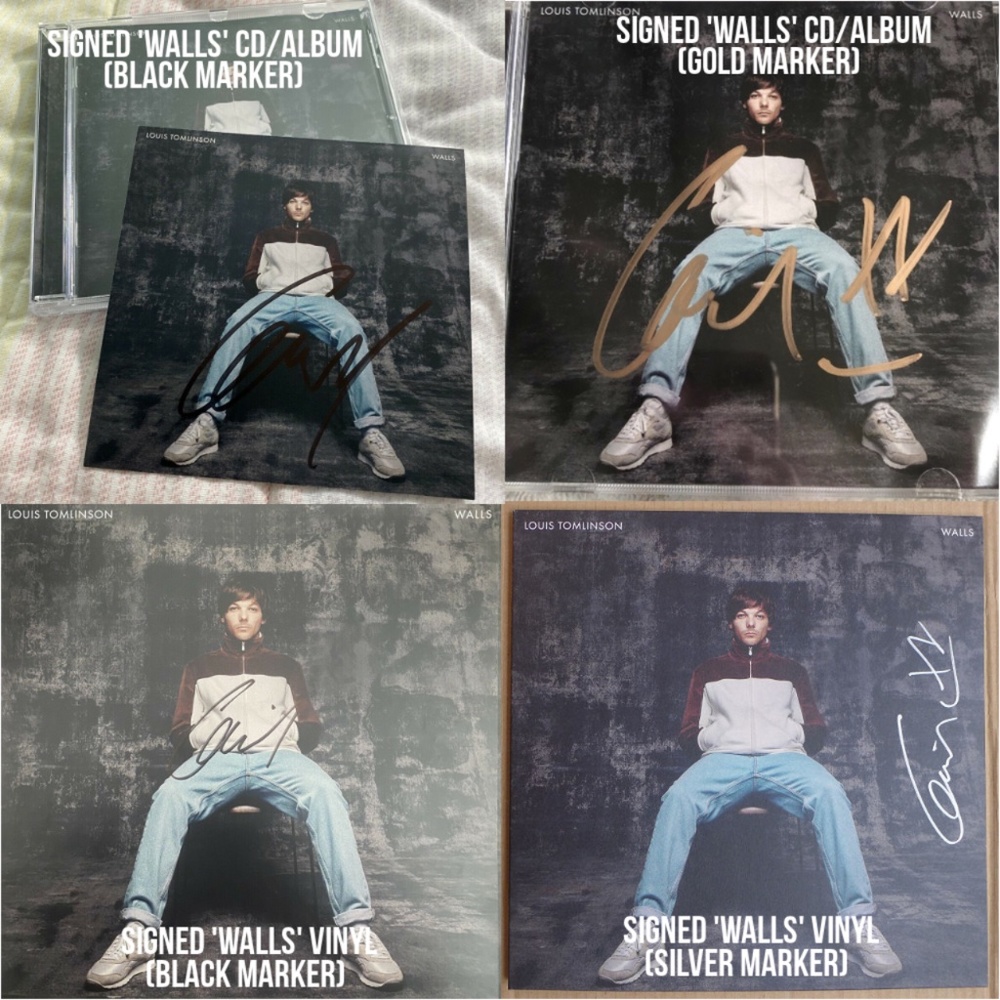 Louis Tomlinson Signed Items